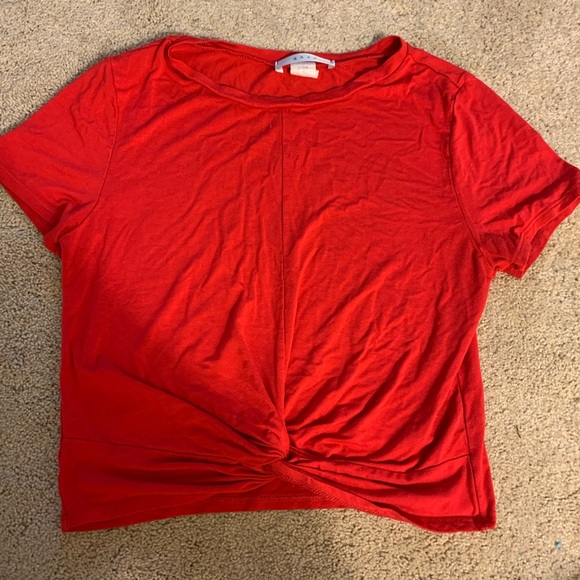 Red Twist Tie Crop Tie! - Picture 3 of 4